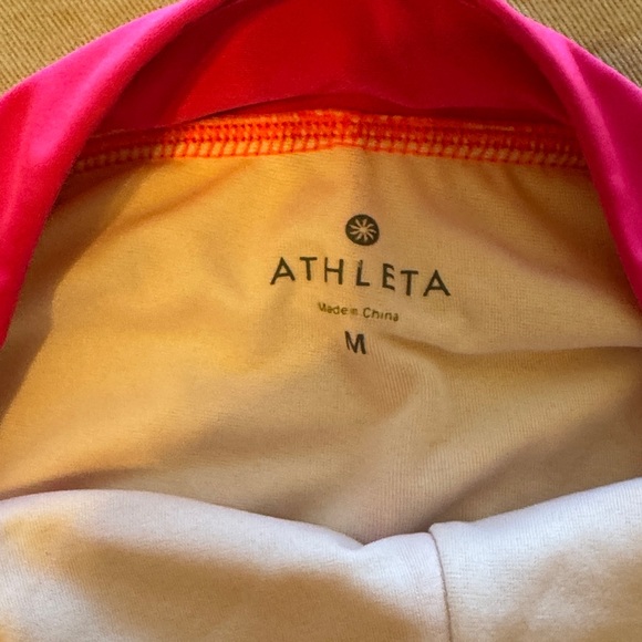 Athleta Coral Pink Floral Tankini Set - Picture 10 of 13